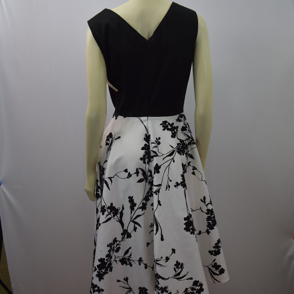 GRACE KARIN BLACK & WHITE‎ FIT AND FLARE DRESS XL - Picture 6 of 7